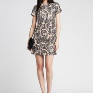 BR Monogram Silver Sequin Dress